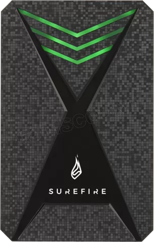 Photo de Disque Dur externe SureFire by Verbatim Gaming Bunker RGB - 1To  (Noir)