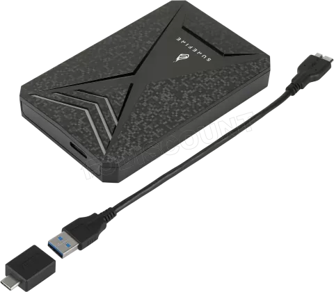 Photo de Disque Dur externe SureFire by Verbatim Gaming Bunker RGB - 1To  (Noir)