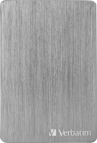 Photo de Disque dur externe Verbatim Store'N'Go Alu Slim - 1To (Gris)