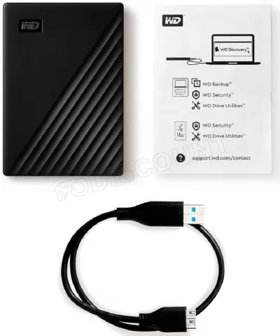 Photo de Disque Dur externe Western Digital My Passport - 5To  (Noir)