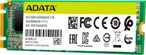 Photo de Disque SSD Adata Ultimate SU650 1To  - S-ATA M.2 2280