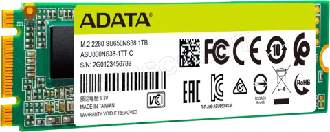 Photo de Disque SSD Adata Ultimate SU650 1To  - S-ATA M.2 2280