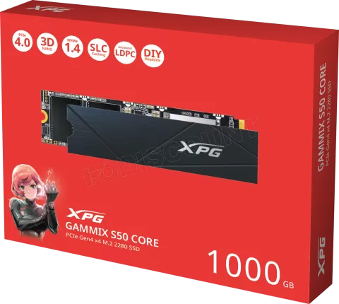 Photo de Disque SSD Adata XPG Gammix S50 Core 1To - M.2 NVMe Type 2280