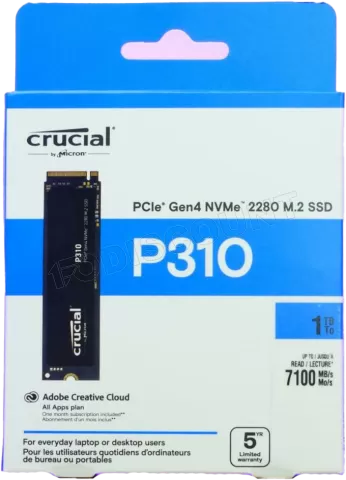 Photo de Disque SSD Crucial P310 1To  - M.2 NVMe Type 2280