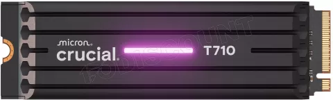 Photo de Disque SSD Crucial T710 2To avec dissipateur - NVMe M.2 Type 2280
