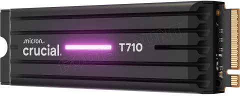 Photo de Disque SSD Crucial T710 4To avec dissipateur - NVMe M.2 Type 2280