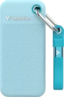 Photo de Disque SSD externe Verbatim Pocket Couleur - 1To (Noir/Bleu)