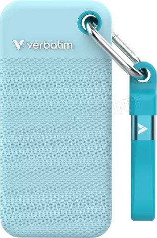 Photo de Disque SSD externe Verbatim Pocket Couleur - 2To (Noir/Bleu)