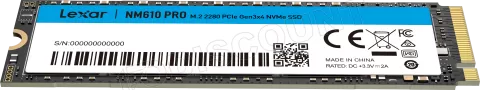 Photo de Disque SSD Lexar NM610 Pro 2To  - NVMe M.2 Type 2280