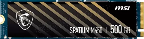 Photo de Disque SSD MSI Spatium M450 V1 500Go - NVMe M.2 Type 2280