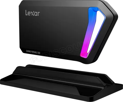 Photo de Disque SSD NVMe externe Lexar SL660 Blaze Gaming RGB - 1To  (Noir)