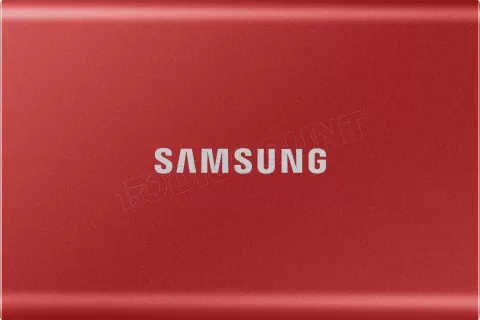 Photo de Disque SSD NVMe externe Samsung T7 - 1To  (Rouge)