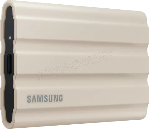 Photo de Disque SSD NVMe externe Samsung T7 Shield - 1To  (Beige)