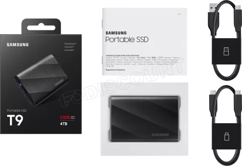 Photo de Disque SSD NVMe externe Samsung T9 - 4To  (Noir)