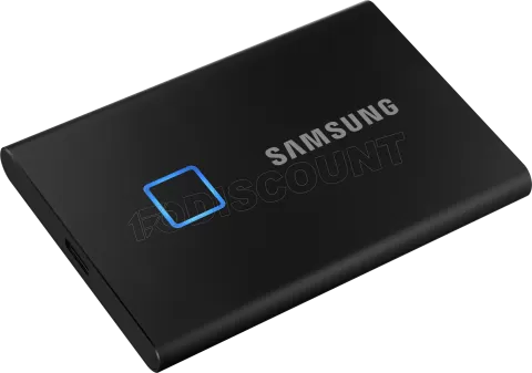 Photo de Disque SSD NVMe externe sécurisé Samsung T7 Touch - 2To  (Noir)