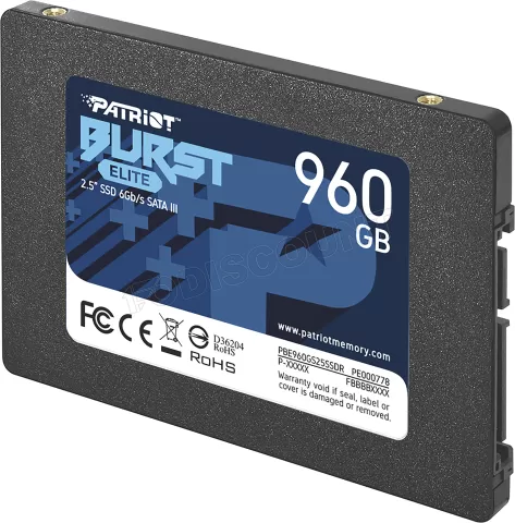 Photo de Disque SSD Patriot Burst Elite 1To  - S-ATA 2,5"