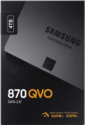 Photo de Disque SSD Samsung 870 QVO 4To  - S-ATA 2,5"