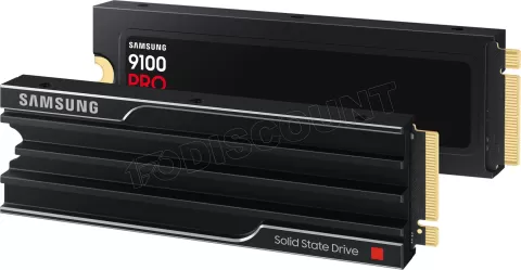 Photo de Disque SSD Samsung 9100 Pro 4To avec dissipateur - M.2 NVMe Type 2280