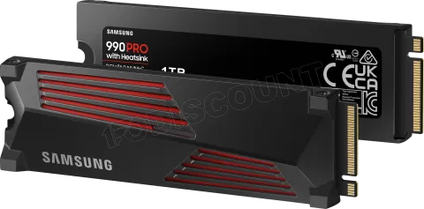 Photo de Disque SSD Samsung 990 Pro 1To  avec dissipateur - NVMe M.2 Type 2280