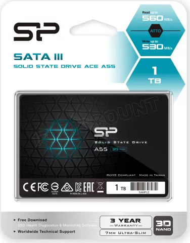 Photo de Disque SSD Silicon Power Ace A55 1To  - S-ATA 2,5"