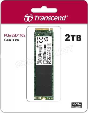 Photo de Disque SSD Transcend 110S 2To - M.2 NVMe Type 2280