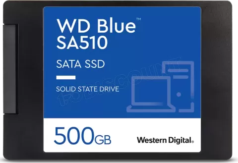 Photo de Disque SSD Western Digital Blue SA510 500Go - S-ATA 2,5"