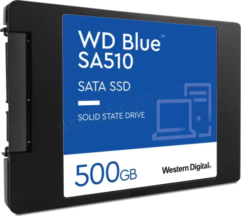 Photo de Disque SSD Western Digital Blue SA510 500Go - S-ATA 2,5"