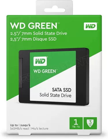 Photo de Disque SSD Western Digital Green 1To  - S-ATA 2,5"