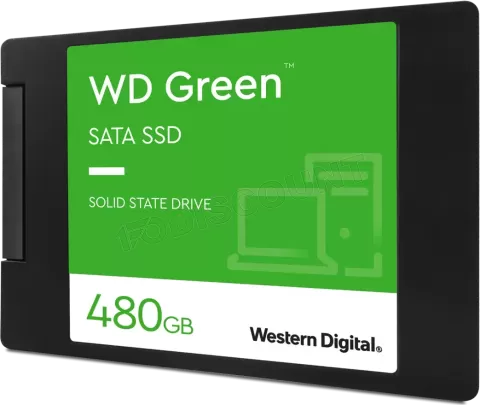 Photo de Disque SSD Western Digital Green 480Go - S-ATA 2,5"