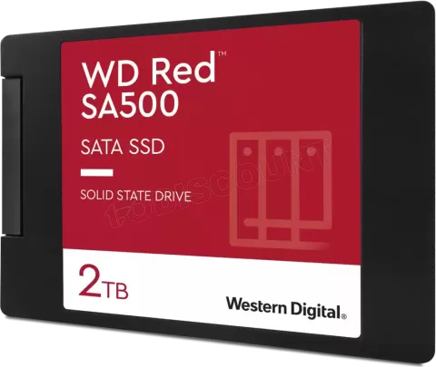 Photo de Disque SSD Western Digital Red SA500 NAS 2To  - S-ATA 2,5"