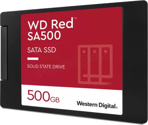 Photo de Disque SSD Western Digital Red SA500 NAS 500Go - S-ATA 2,5"