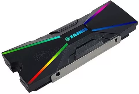 Photo de Dissipateur thermique pour SSD M.2 2280 Xilence Performance A+ XC401 RGB (Noir)