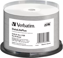 Photo de DVD-R 16x Verbatim 4.7Go (Spindle de 50)