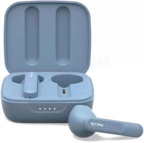 Photo de Ecouteur intra-auriculaire Bluetooth NGS Artica Move (Bleu)