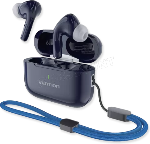 Photo de Ecouteur intra-auriculaire Bluetooth Vention Echo Lite Plus (Bleu)