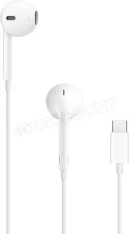 Photo de Ecouteurs intra-auriculaires Apple EarPods (Blanc)