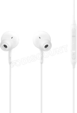 Photo de Ecouteurs intra-auriculaires avec micro Samsung Tuned by AKG USB Type-C (Blanc)