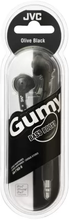 Photo de Ecouteurs intra-auriculaires JVC Gumy HA-F160 (Noir)
