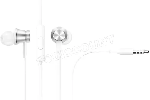 Photo de Ecouteurs intra-auriculaires Xiaomi Mi Piston Basic (Argent)