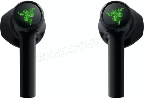 Photo de Ecouteurs sans fil Bluetooth Razer Hammerhead True Wireless X RGB (Noir)