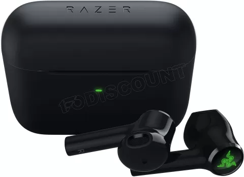 Photo de Ecouteurs sans fil Bluetooth Razer Hammerhead True Wireless X RGB (Noir)