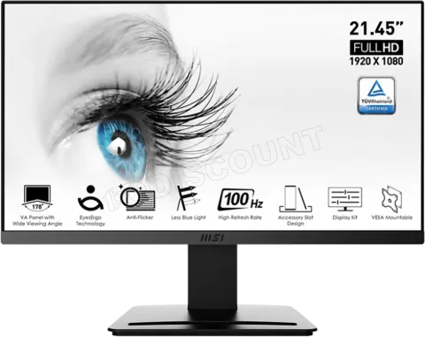 Photo de Ecran 22" MSI Pro MP223 Full HD 100Hz (Noir)