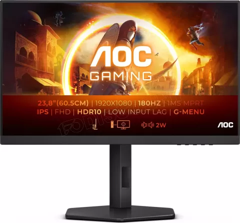 Photo de Ecran 24" AOC Gaming 24G4X Full HD (Noir) 180Hz