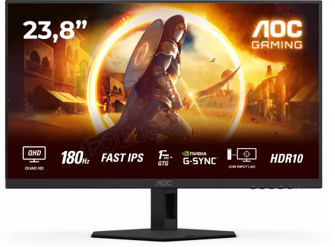 Photo de Ecran 24" AOC Gaming G4 Q24G4RE Quad HD 180Hz (Noir)