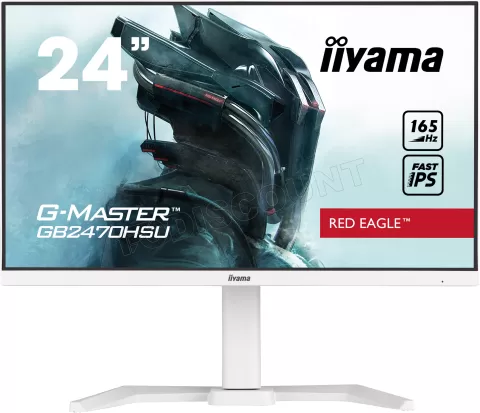 Photo de Ecran 24" Iiyama G-Master Red Eagle GB2470HSU-W5 Full HD (Blanc) 165Hz