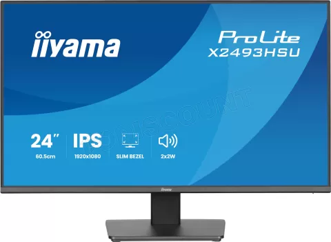 Photo de Ecran 24" Iiyama ProLite X2493HSU-B1 Full HD 120 Hz (Noir)