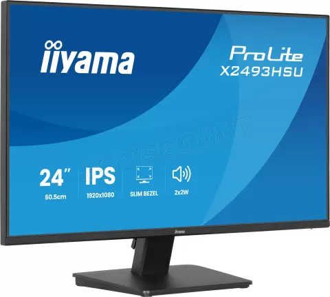 Photo de Ecran 24" Iiyama ProLite X2493HSU-B1 Full HD 120 Hz (Noir)