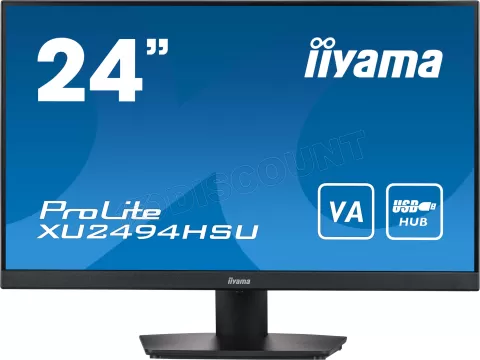 Photo de Ecran 24" Iiyama ProLite XU2494HSU-B2 Full HD (Noir)