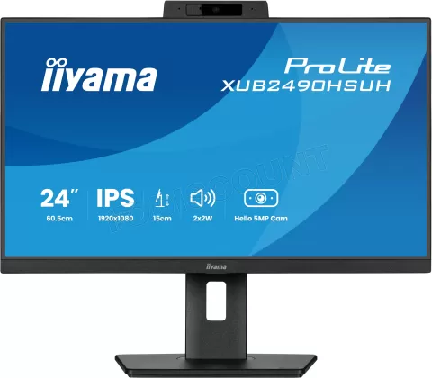 Photo de Ecran 24" Iiyama ProLite XUB2490HSUH-B2 Full HD 100Hz (Noir)