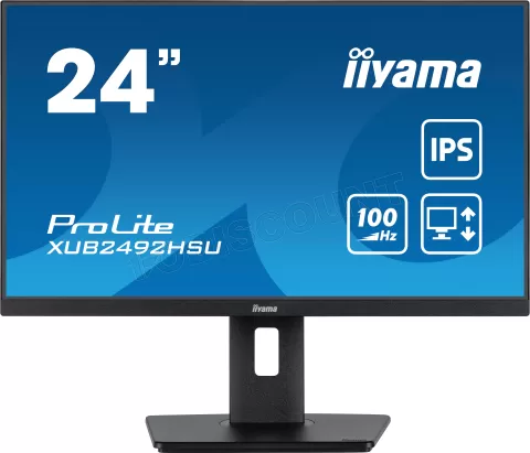 Photo de Ecran 24" Iiyama ProLite XUB2492HSU-B6 Full HD (Noir) 100Hz